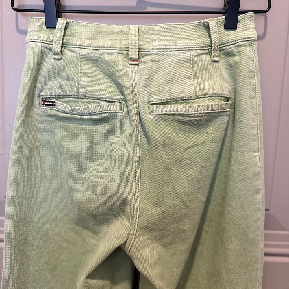 Alice + Olivia Gorgeous Coin Pocket Jeans Green Size‎ 25 - Picture 4 of 7